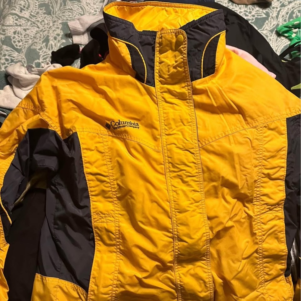 Columbia Yellow and Black Jacket